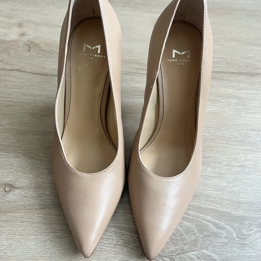 Marc Fisher LTD Tan Leather Pumps Women's SZ 5